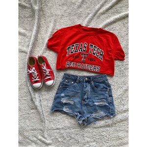 Texas Tech Crop Top